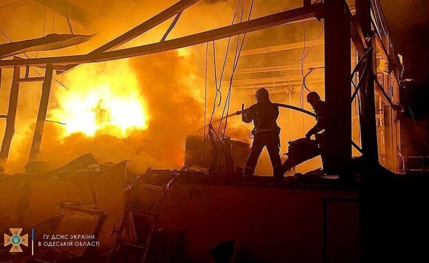 ההרס באודסה (צילום: כוחות הביטחון האוקראינים)