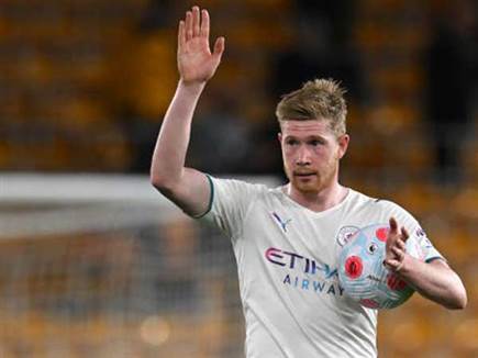 מגיע לו לקחת את הכדור הביתה. דה בריינה (GETTY)