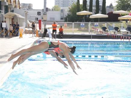 השחייניות הצורניות באונ' ת''א (קרדיט: חן גלילי)