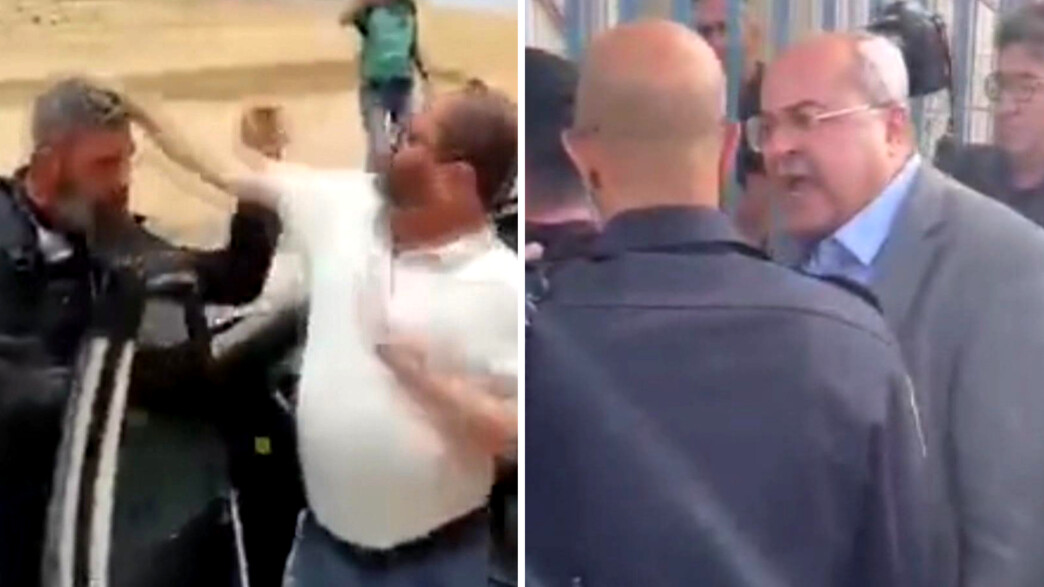 עופר כסיף מכה שוטר, אחמד טיבי בעימות עם שוטרים