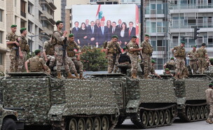 כוחות הביטחון בלבנון מאבטחים את הבחירות (צילום: reuters)