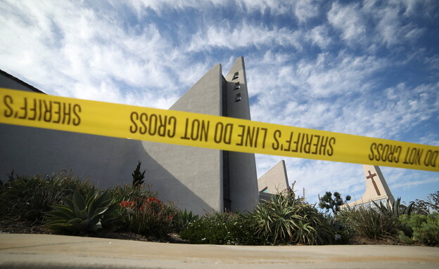 ירי בכנסייה בקליפורניה (צילום: רויטרס)