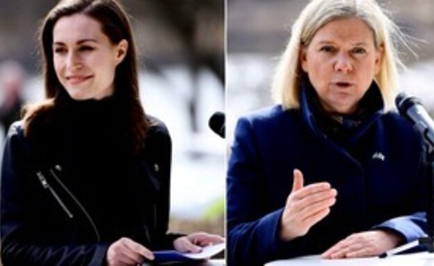 ראשות ממשלות שוודיה ופינלנד (צילום: CNN)