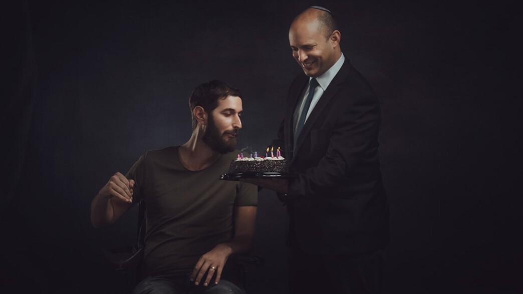 נפתלי בנט עם הלוחם דרור קנדלשטיין נפתלי בנט עם הלוחם דרור קנדלשטיין