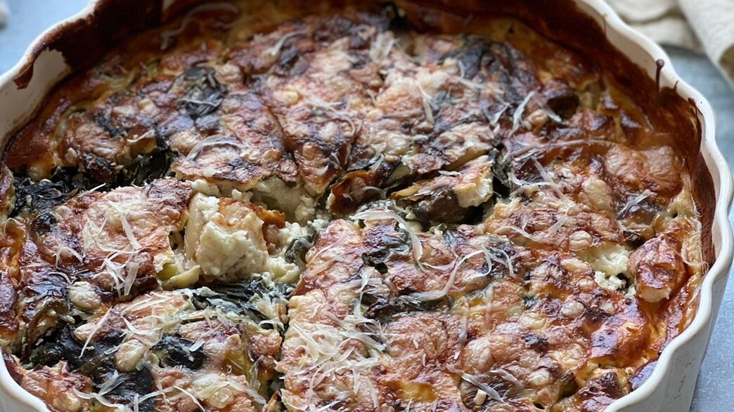 פשטידת פטריות ומנגולד בקלי קלות