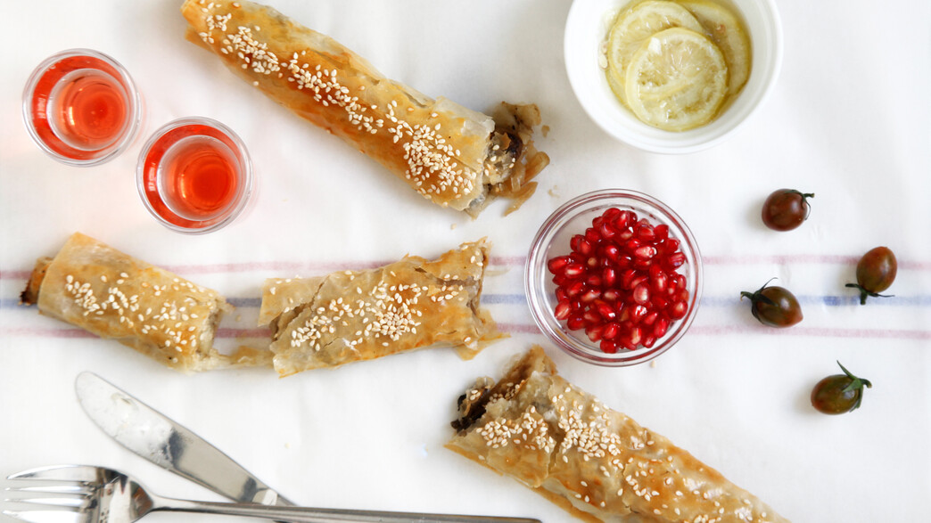 עלי פילו ממולאים תפוחי אדמה