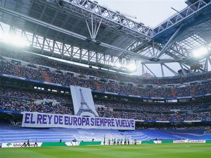 "המלך של אירופה תמיד חוזר". הקהל בברנבאו מתכונן לגמר (Getty)