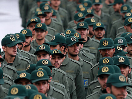 כוחות משמרות המהפכה של איראן (צילום: AP, חדשות)