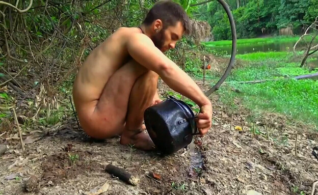 דן לינק, מתוך "Naked and Afraid XL" (צילום: Discovery Channel, צילום מסך)