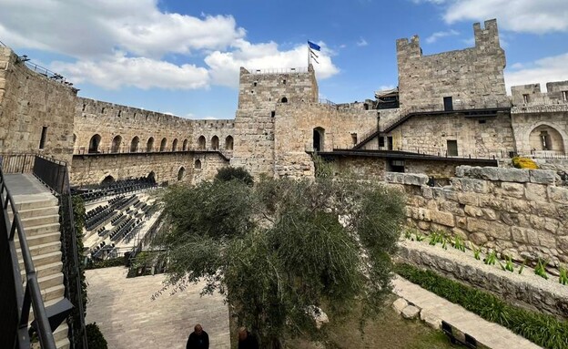 מגדל דוד שזה אחד המקומות היפים בעולם לעשות בו סט כ (צילום: יורם ברוורמן באדיבות עיריית ירושלים)