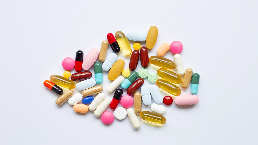 גלולות צבעוניות