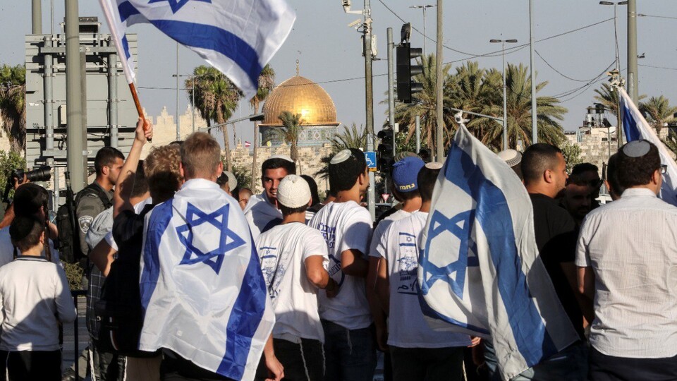 צעדת הדגלים בירושלים (צילום: רויטרס)