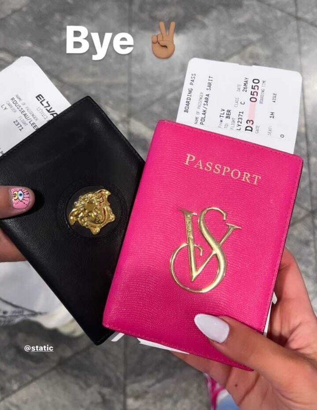 סטטיק ושרית טסים לחו"ל (צילום: מתוך אינסטגרם, instagram)