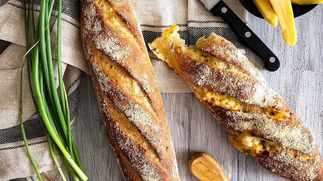 בגט גאודה ובצל ירוק