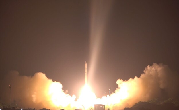 שיגור הלוויין אופק 16 בחודש יולי 2020 (צילום: אגף דוברות והסברה, משרד הביטחון)