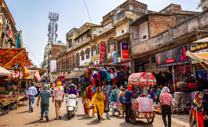 רחוב בניו דלהי הודו -  (צילום: Finn stock, shutterstock)