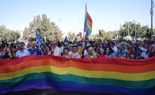 מצעד הגאוויה (צילום: Yonatan Sindel Flash 90, פלאש 90)