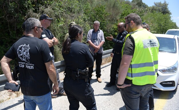 החיפושים אחר ספיר נחום (צילום: דוברות המשטרה)