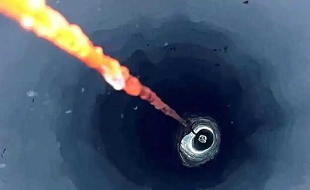 הקידוח בקרח באנטארקטיקה שחשף עולם חדש (צילום: Craig Stevens, NIWA)