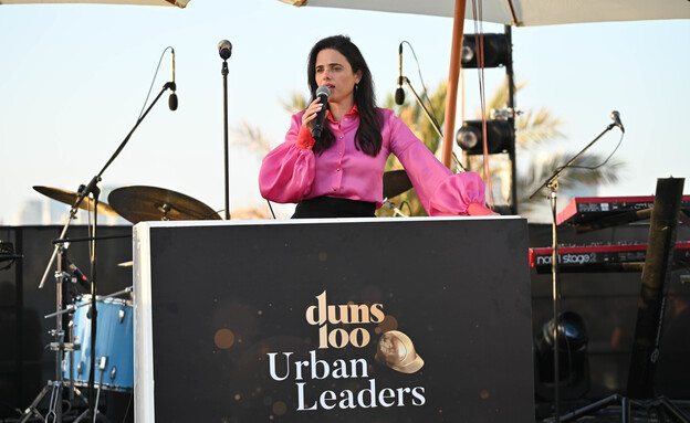 שרת הפנים איילת שקד באירוע אורבן לידרס (צילום: ניב קנטור)