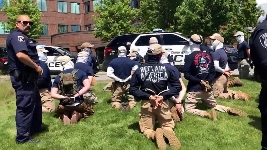 31 חברי ארגון לאומני נעצרו סמוך לאירוע גאווה באיידהו 31 חברי ארגון לאומני נעצרו סמוך לאירוע גאווה באיידהו