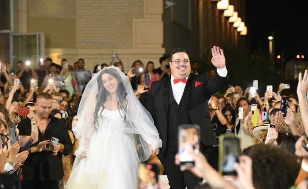 אוראל צברי מתחתן (צילום: אספוסה צלמים)