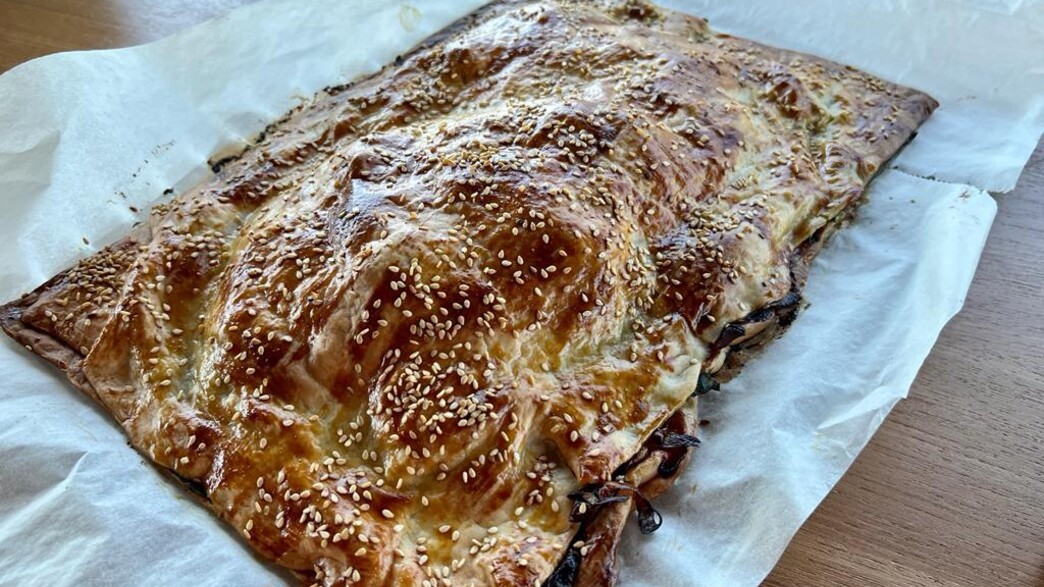 מאפה תרד וכרישה