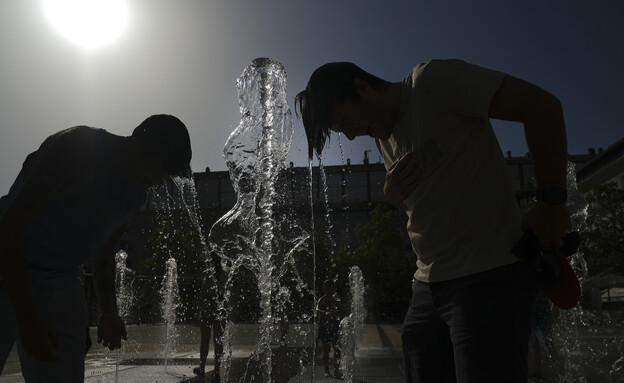 גל חום בספרד (צילום: Alvaro Barrientos, AP)