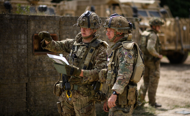 חיילים בצבא בריטניה (צילום: Leon Neal, Getty Images)