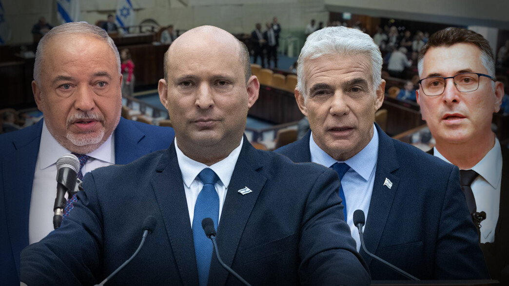 יאיר לפיד, נפתלי בנט, גדעון סער, אביגדור ליברמן