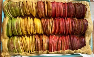 טראט תפוחים צבעוני (צילום: ירדן הראל)