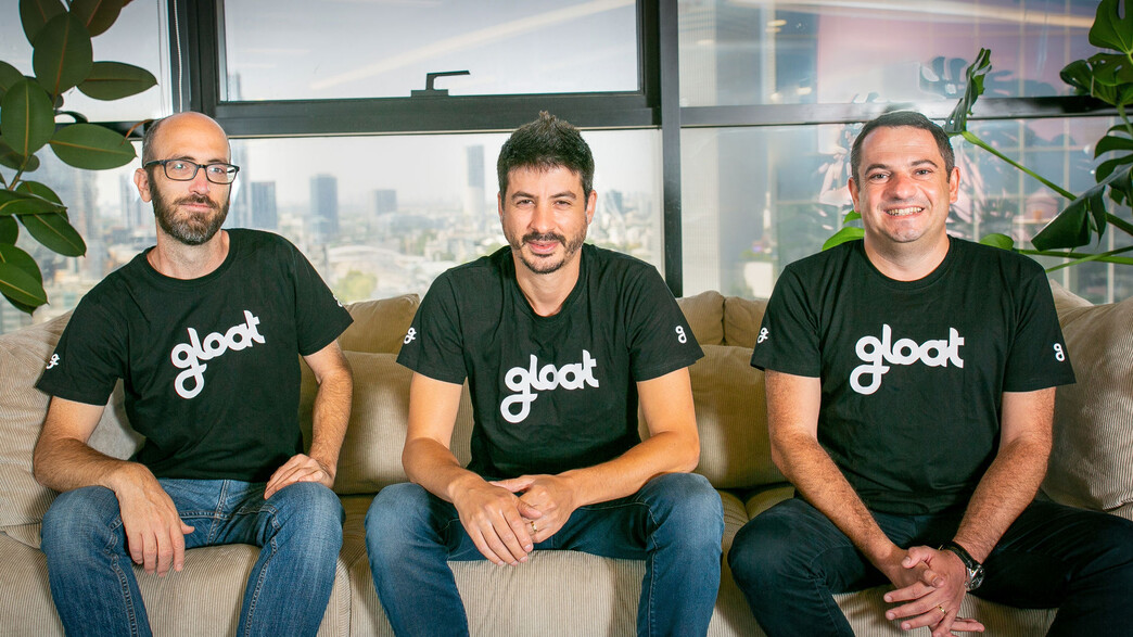 Gloat מייסדים: בן ראובני מנכ"ל, עמיחי שרייבר CTO, ודני שיינבג CMO