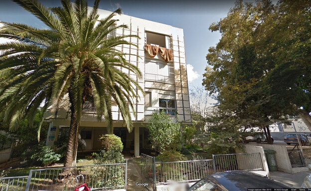 רחוב דוד ילין 9 בתל אביב (צילום: google maps)