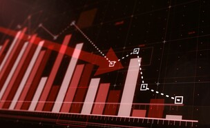 כלכלה נחלשת, בורסה יורדת, אילוסטרציה (צילום: KeyFame, shutterstock)