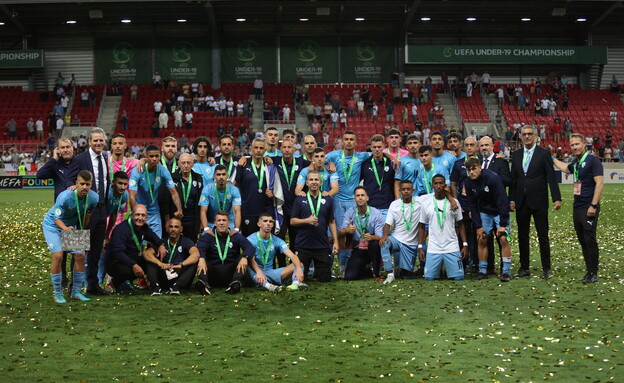 נבחרת ישראל לנוער הפסידה בגמר היורו  (צילום: אסי קיפר, ההתאחדות לכדורגל)