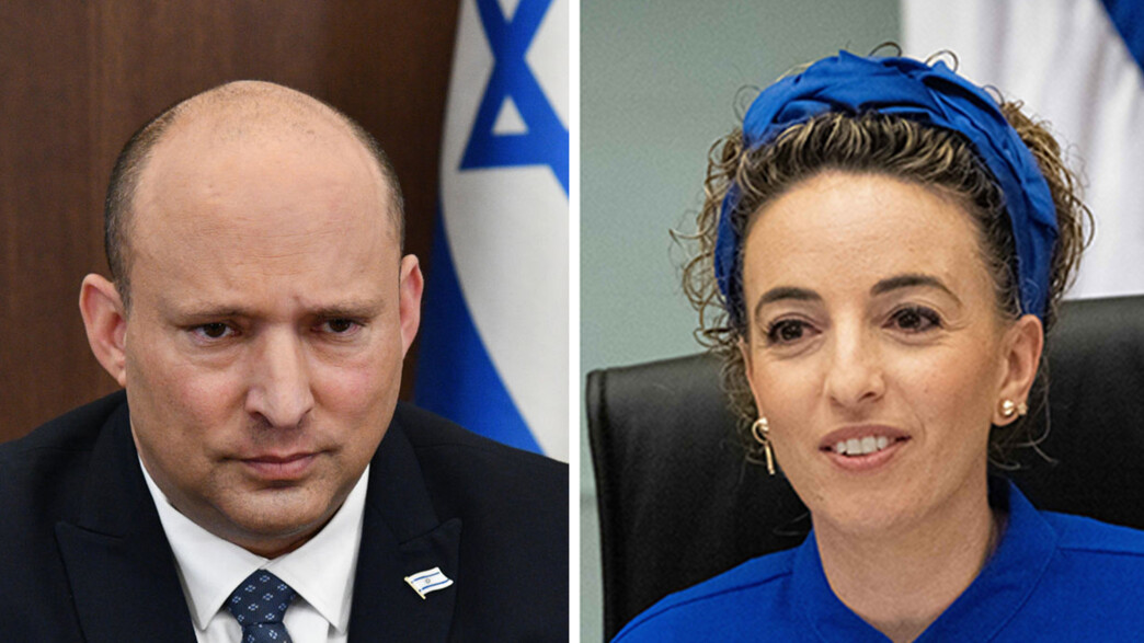 ראש הממשלה נפתלי בנט וח"כ עידית סילמן