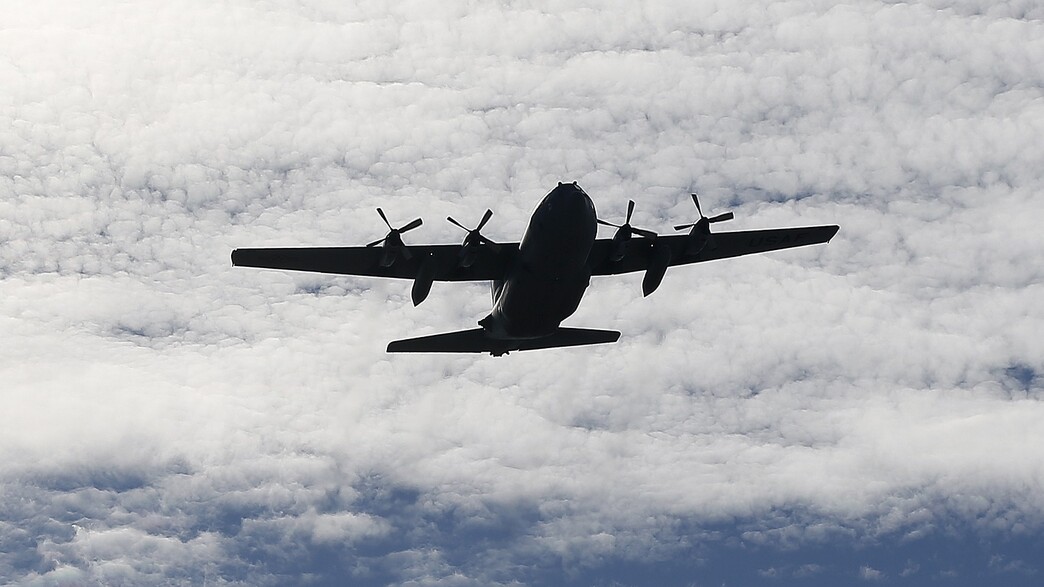מטוס הרקולס C-130 (צילום: Bob Levey/Getty Images)