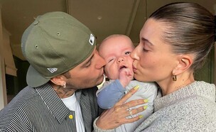 היילי בולדווין, ג'סטין ביבר, תינוק (צילום: instagram)