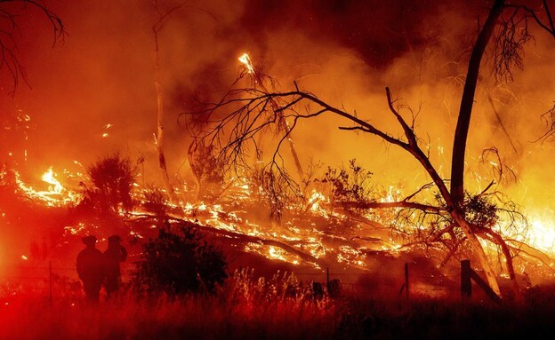 שריפות בקליפורניה (צילום: AP)