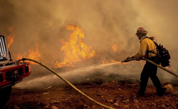 שריפות בקליפורניה (צילום: AP)