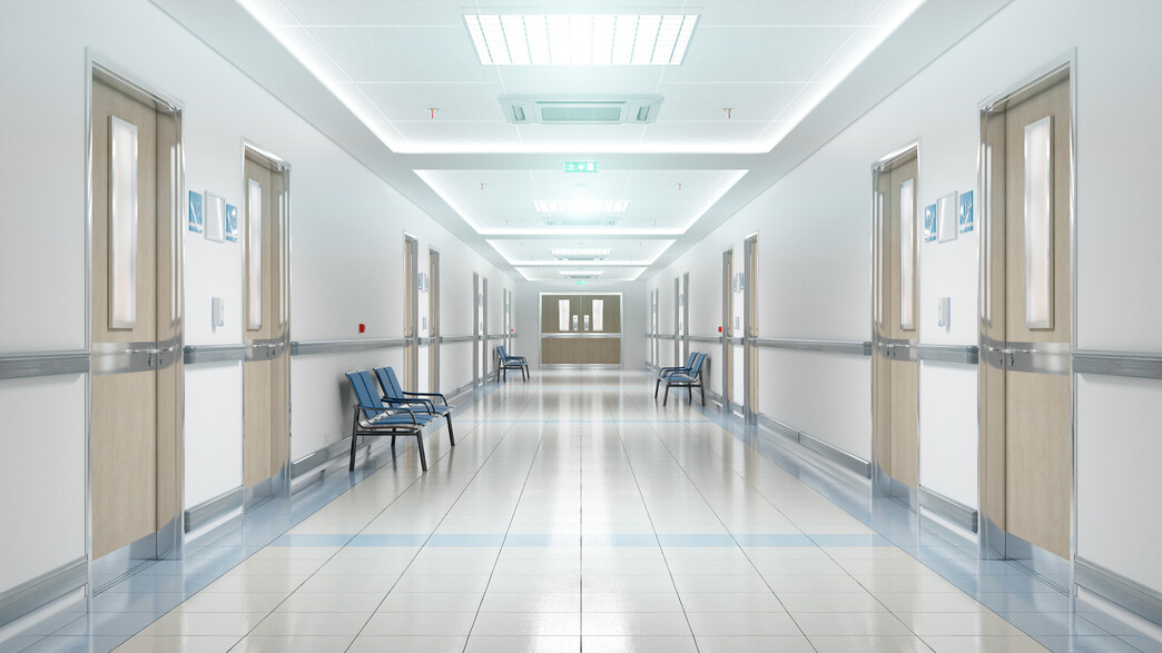מסדרון בית חולים (צילום: sdecoret, shutterstock)