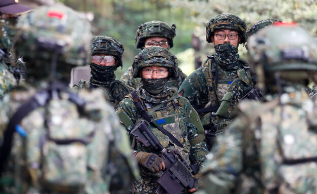 צבא טייוואן (צילום: NurPhoto, getty images)