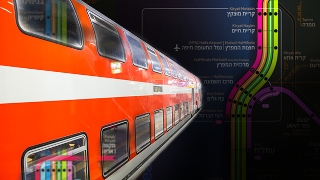 מפת רכבת ישראל