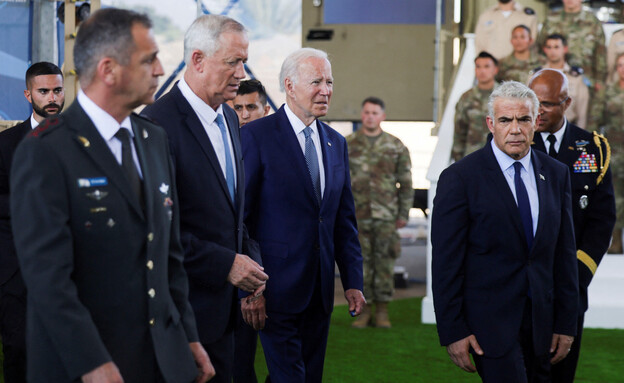 ביקור ביידן: נשיא ארה"ב ג'ו ביידן בישראל (צילום: רויטרס)