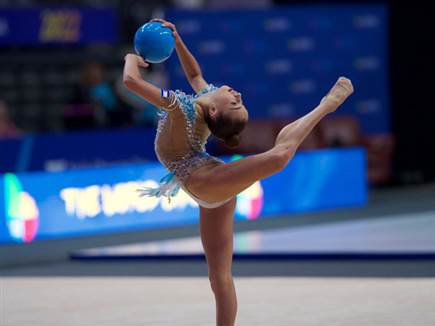 דריה אטמנוב. עשתה כבוד (צילום: אלכסנדר בוגטירב) (צילום: ספורט 5)