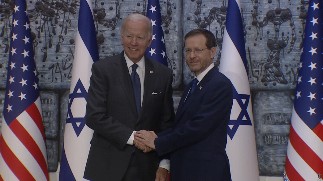 ביקור ביידן: הנשיא ביידן בבית הנשיא 