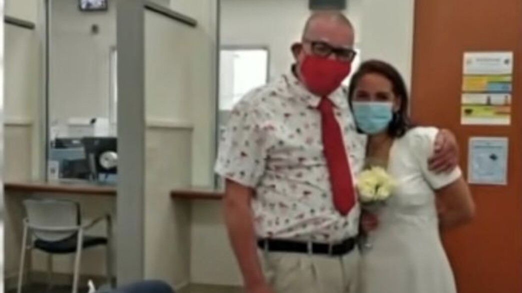 קולון וגומז ביום חתונתם קולון וגומז ביום חתונתם