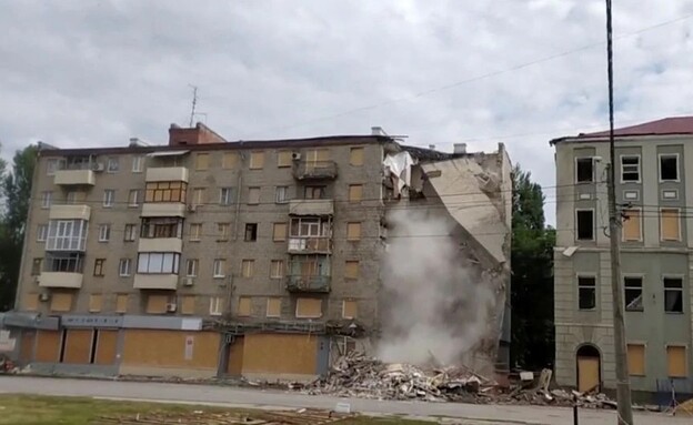 המלחמה באוקראינה: הפצצות בחארקוב (צילום: רויטרס)