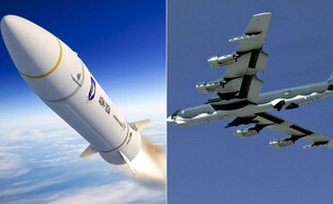 המטוס והטיל (צילום: Lockheed Martin / USAF)
