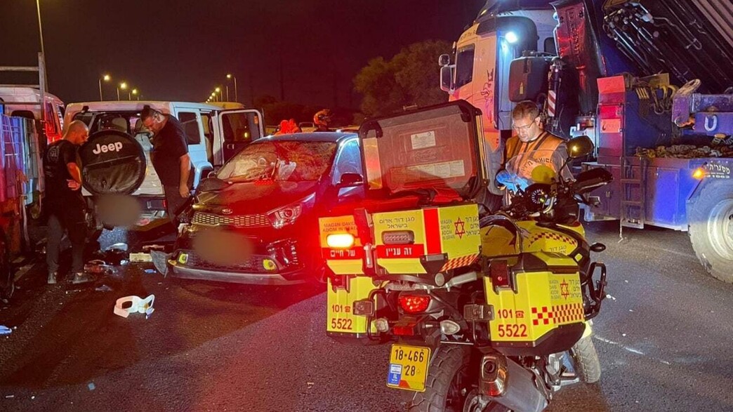 תאונה בכביש 4 ליבנה 